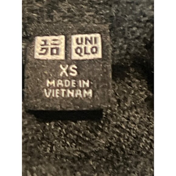 Uniqlo Womens Oversize XS Cashmere Turtleneck Sweater Gray Soft & Cozy - Picture 2 of 8